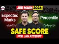 JEE Main 2026 Expected Marks 🆚 Percentile | 📊 Safe Score for JEE Main JAN Attempt for Top Colleges