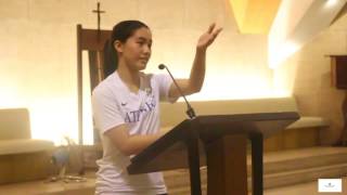 Farewell Speeches of Volleyball players Jia Morado and Gizelle Tan