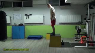 DROP JUMP WITH EXPLOSIVE JUMP - HQ Conditioning Drill!