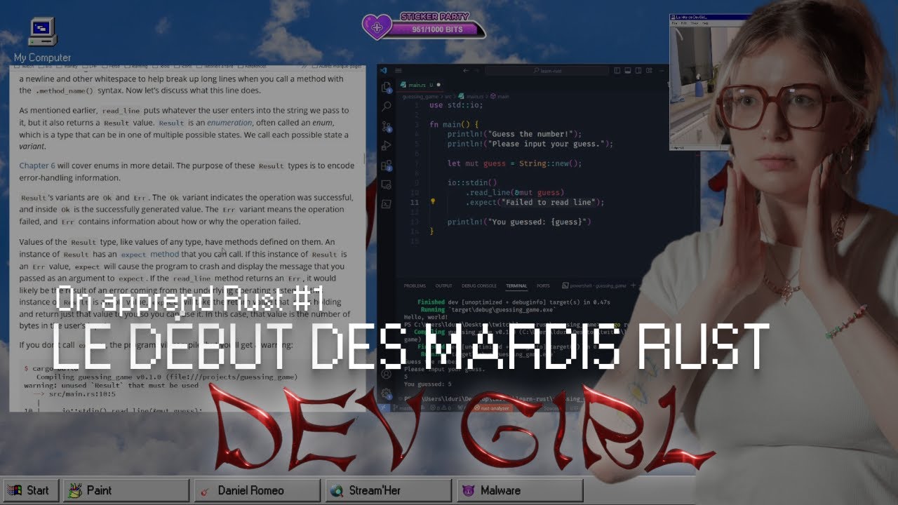 Le début des mardis Rust 💙 | Let's learn Rust #1 - YouTube