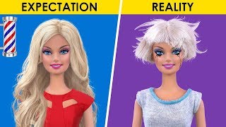 12 Funny Situations With Barbie And LOL Dolls In Real Life