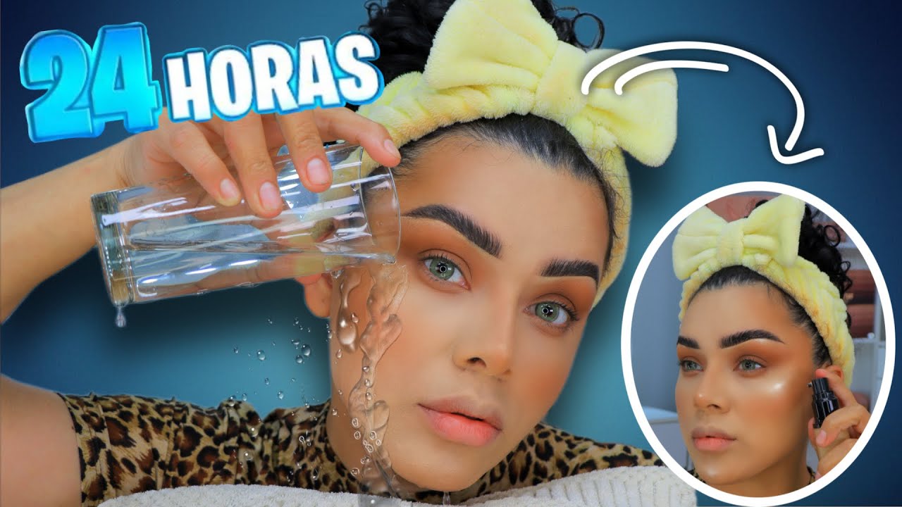 MAQUILLAJE IMPERMEABLE RESISTENTE AL AGUA💦 DURA +24 HORAS😱
