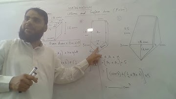 IGCSE GCSE Volume and Surface Area of Prism [Part 3]