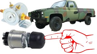 CUCV M1008 manual glow plug button in Depth How to