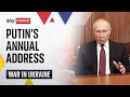 In full: Russian President addresses the nation