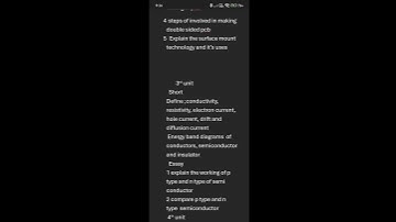 ap diploma C23 1st year ECD subject important questions| electronic devices and components| #diploma
