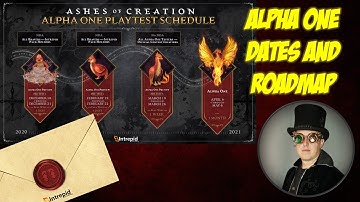 Ashes of Creation - Alpha 1 Dates and Roadmap