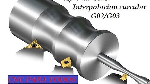 Aprende CNC. Interpolacion circular avance controlado, G02 G03. CNC para todos en español.