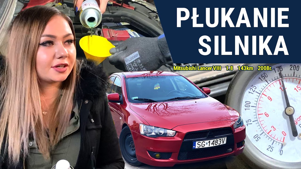 Mitsubishi Lancer Płukanka Silnika Podnosi Kompresję - Youtube