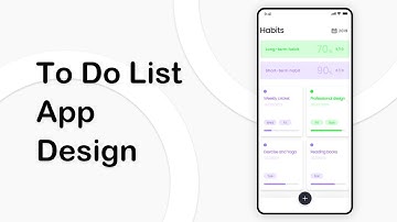 To Do List App Design | App Design in Adobe XD | Interaction Design