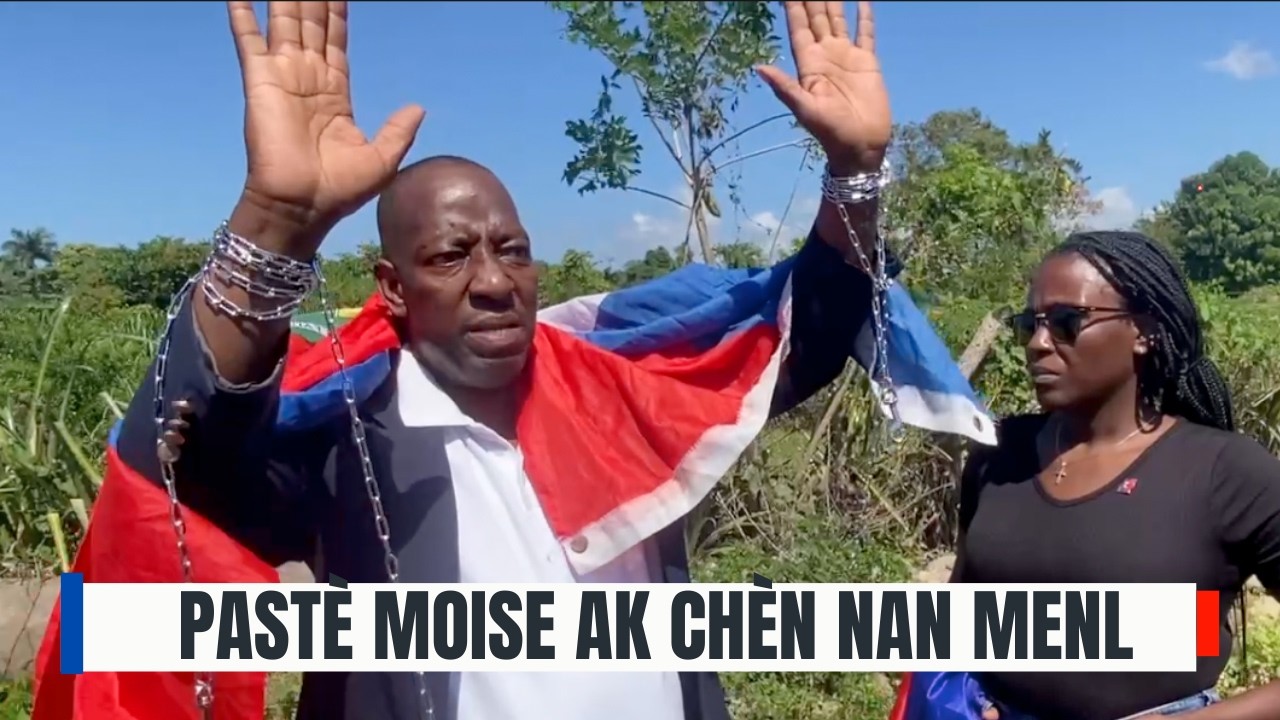 FLASH! Pastè MOISE KPK debake a CHÈN mare nan 2 Men l, sòti nan silans li apre plizyè mwa Prizon