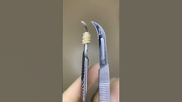 Chirurgische scalpels van obsidiaan! 😷🔪 #goedomteweten #chirurgleven #dierenarts #medicijn #leuke...