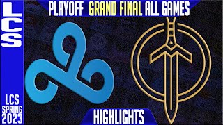 C9 vs GG Highlights ALL GAMES | LCS Spring 2023 Playoffs GRAND FINAL | Cloud9 vs Golden Guardians