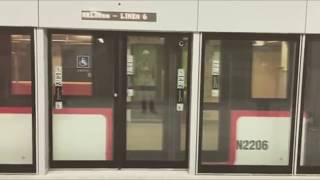 Inicio Marcha Tren Caf As-14. Línea 6 Metro De Santiago.