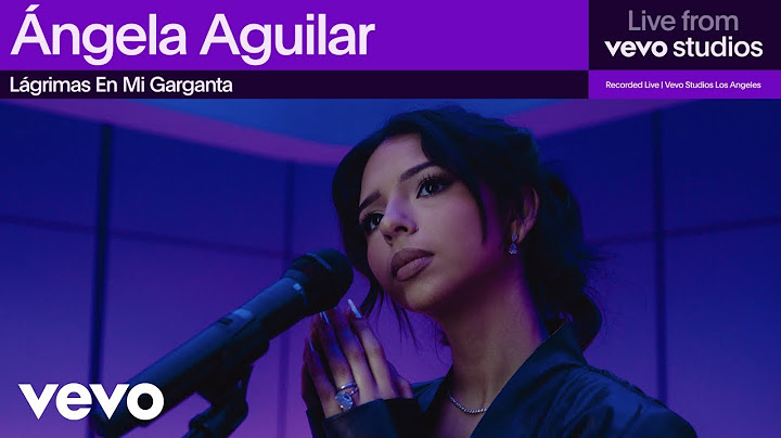 Ángela Aguilar - Lágrimas En Mi Garganta | Live from Vevo Studios