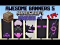 ✔ 5 AWESOME MINECRAFT BANNER DESIGNS WITH TUTORIAL! #5 [LOOM]