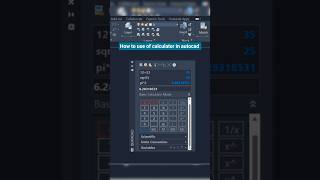 how to use calculator in autocad |  learn autocad #calculator