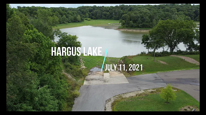 Hargus Lake in Circleville Ohio on July 11, 2021 4k