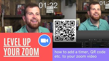 Tutorial: Level up your Zoom presence with OBS  How to add a Countdown timer, QR code to zoom video