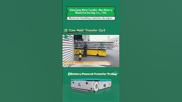 Steering Remote Control Battery Powered Trackless Transfer Cart #tech #machine #transporter