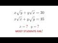 Can You Solve These Simultaneous Nonlinear Equations? Most Fail.