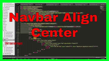 Navbar Center Align Using CSS - Bootstrap Navigaion bar Align to Center