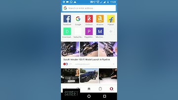 How to disable start page content or ad in opera mini