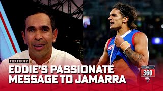 Eddie's passionate message to Jamarra Ugle-Hagan | AFL 360 | Fox Footy screenshot 4