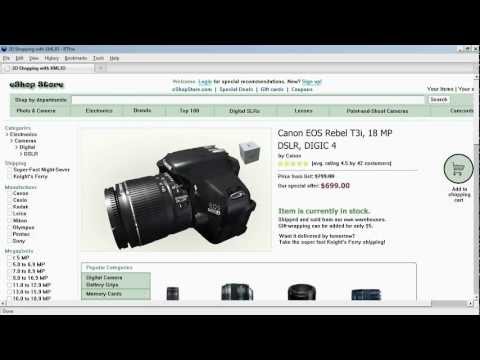 3D Web Research: Using XML3D for online shopping