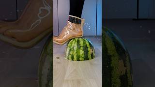 Crushing Crunchy & Soft Things High Heels Vs Watermelon Jelly