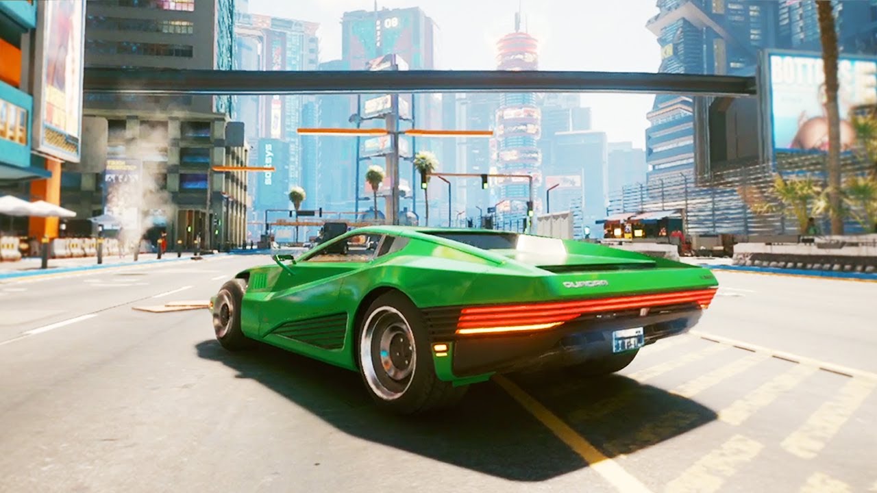 Cyberpunk 2077 тюнинг авто