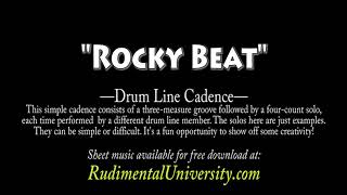 Rocky Beat - Drum Line Cadence