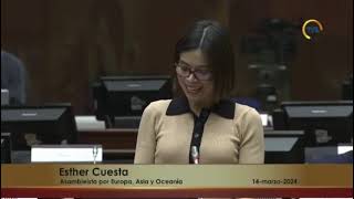 Esther Cuesta  - Cooperation Ecuador / ICC