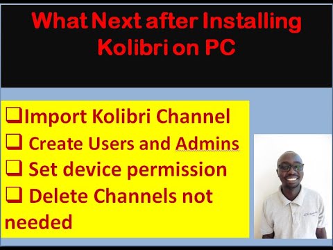 How to import Kolibri channel.