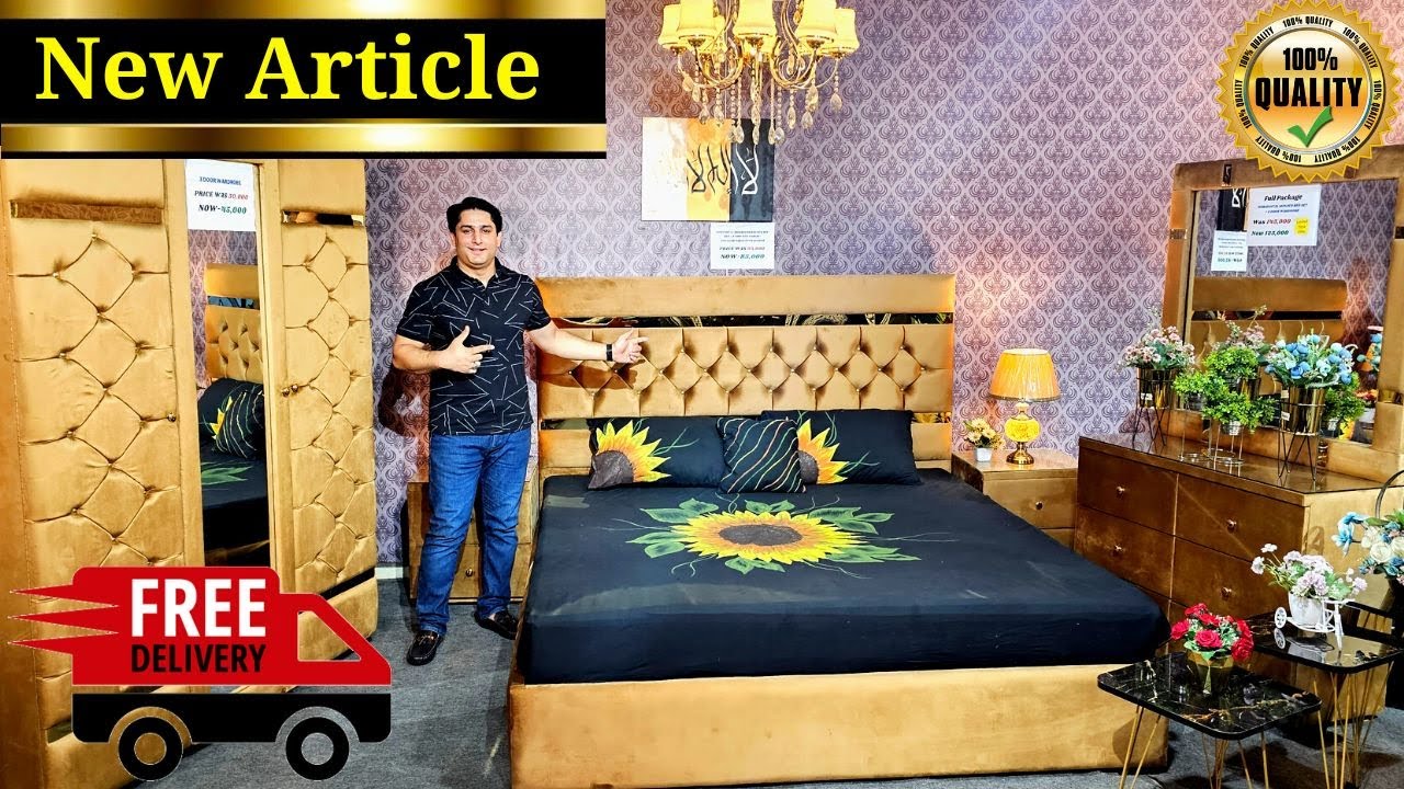 Modern Design Furniture Free Delivery Big Discount l Bed Time