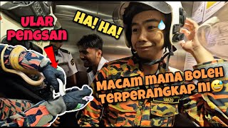 💢ABANG BOMBA TERPERANGKAP DALAM LIFT?😅ULAR APA TU BUAT2 PENGSAN?🤔-CELORENG BOMBA-