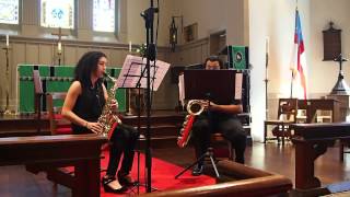 Danza "Sara" para  Sax Alto y Baritono Arr. Jubal Rosado por Daniela y Emilio PR