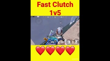 Incredible Fast 1v5 Clutch in BGMI  The Ultimate Display of Skill #bgmi #pubg #bgmishorts  #gaming