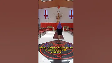 Leaked Footage Of SATANIC Prayers In A SATANIC CHURCH Scary Horrorshorts Creepy Viralshorts H H 