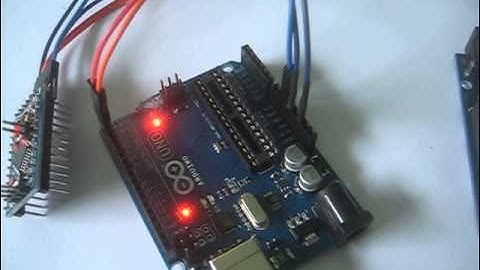 Lập trình vi điều khiển-Phần 110- Cách dùng Arduino Uno nạp chương trình cho Arduino Pro Mini