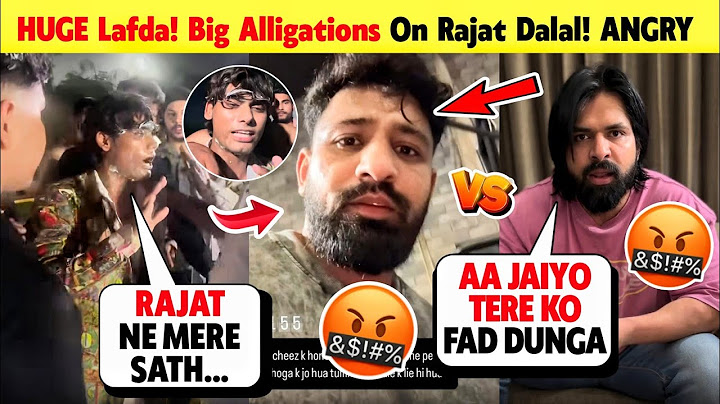 OMG!🤯 BIG Lafda🤬 Of Rajat Dalal | A man Angry Reply To Rajat Dalal | Big Alligations on rajat Dalal
