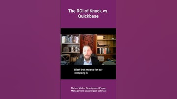 The ROI of Knack vs  QuickBase