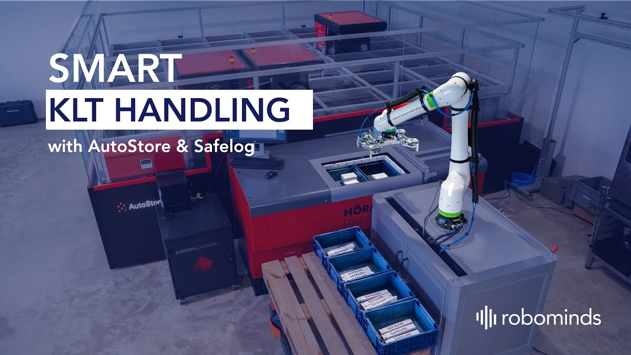Smart KLT Handling for the Industry | AutoStore | Safelog | FANUC