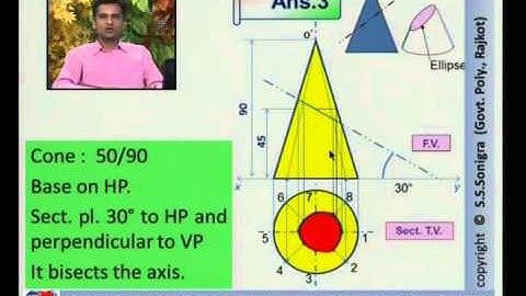 Sonigra Sunilkumar  Mechanical Drafting Projections and Sections of Solids 2