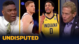 Tyrese Haliburton, Pacers shoot NBA-record 67 percent to eliminate Knicks | NBA | UNDISPUTED