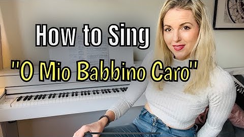 How To Sing O Mio Babbino Caro by Puccini (Tutorial)