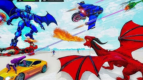 Flying Police Robot Gameplay Walkthrough (Android, iOS)