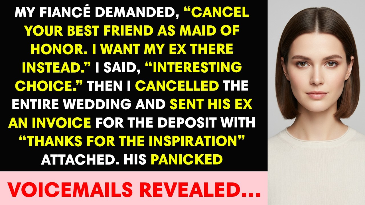 My fiancé demanded, “Cancel your best friend as maid of honor. I want my ex there instead.” I said,