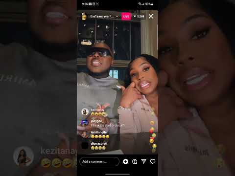 Saucy Santana and Caresha IG Live 6-4-23