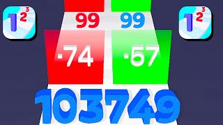Number Master 2048 Vs Merge Number Plus Run 3D : Level Up Numbers ( Max Level ) screenshot 4